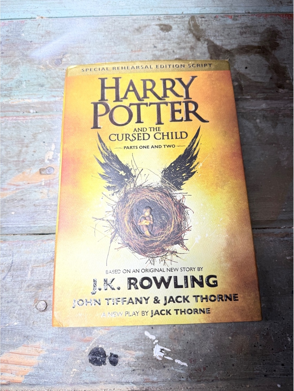 Harry Potter and the Cursed Child Parts One and Two Novel Book Hardcover